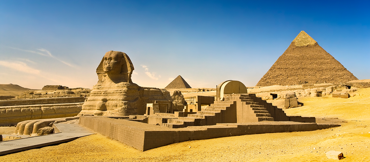 Egyptian Pyramids and Nile